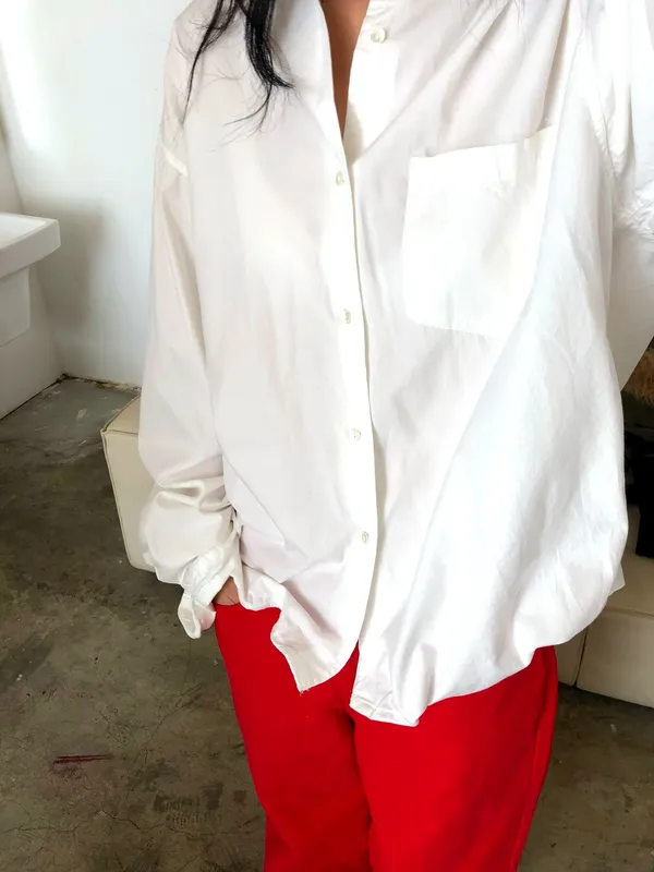 Minimalist White Shirt, Versatile Fashion Top