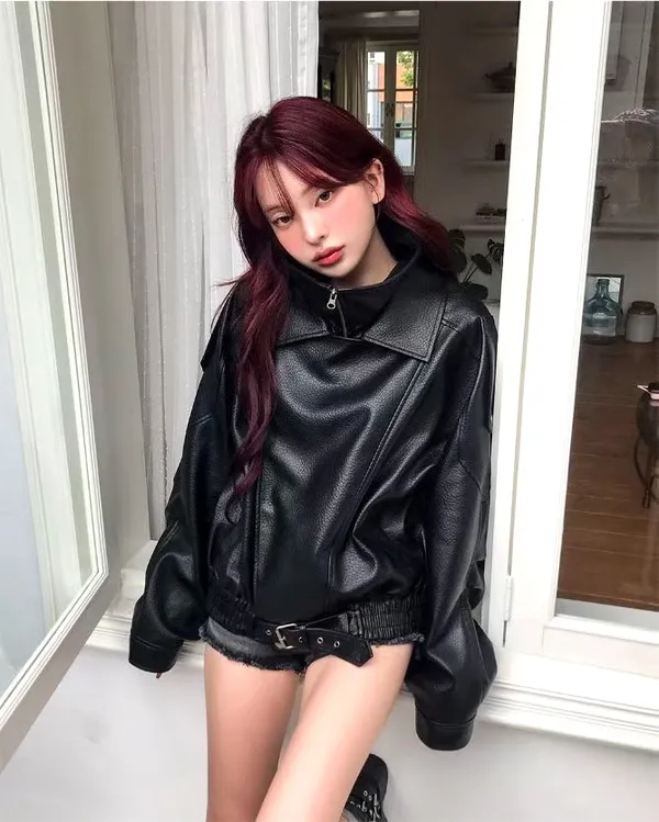 Stylish Trendy Men's Leather Jacket with Unique Zipper Design
