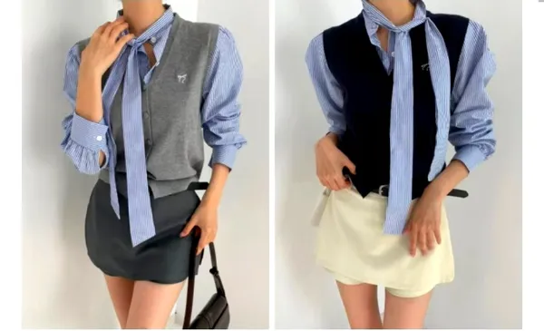 Elegant Striped Shirt for Women - Fashionable and Versatile
