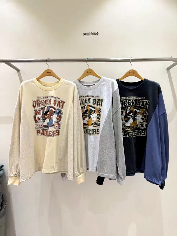 Vintage Style Printed Women's Top - Comfortable and Versatile