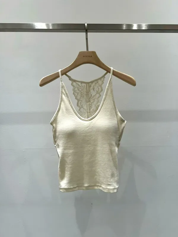 Elegant Lace Tank Top for Women - Fresh and Comfortable
