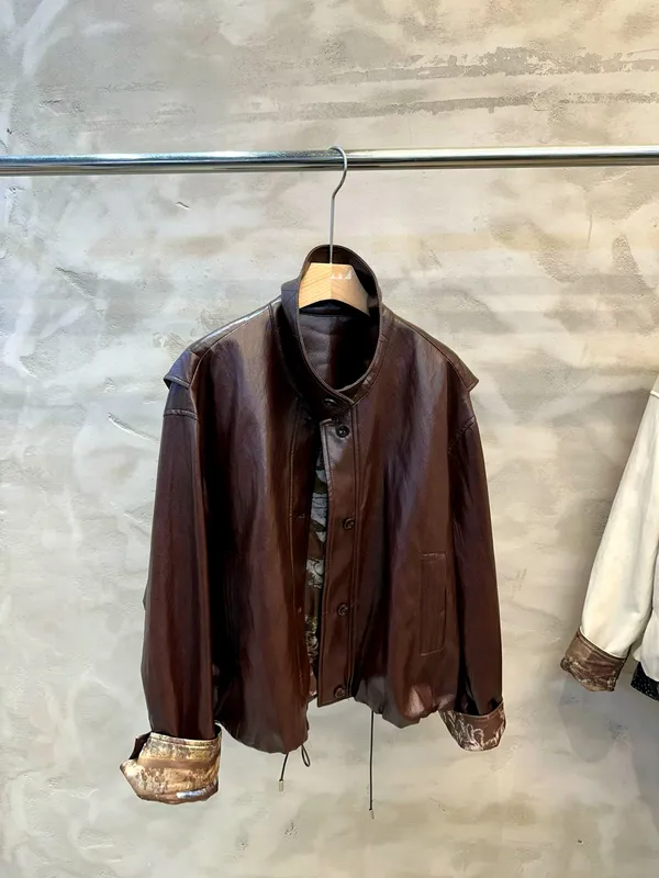 Stylish Casual Women's Jacket, Elegant Brown Design