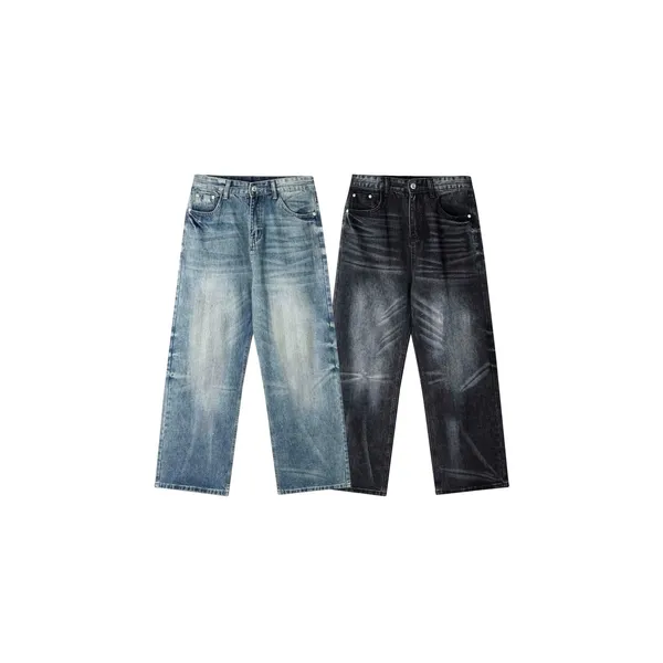 Stylish Loose Fit Men's Jeans - Comfort and Versatility