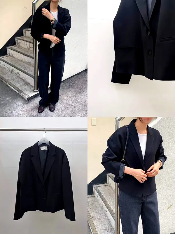 Stylish and Minimalist Women's Jacket, Versatile Classic Design