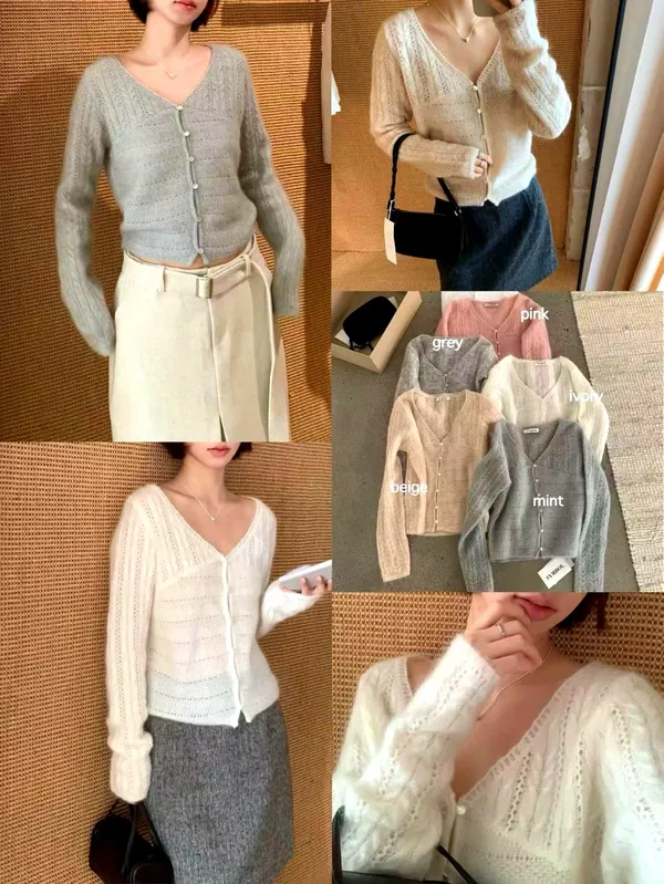 Lightweight Breathable Women's Cardigan, Elegant and Fashionable