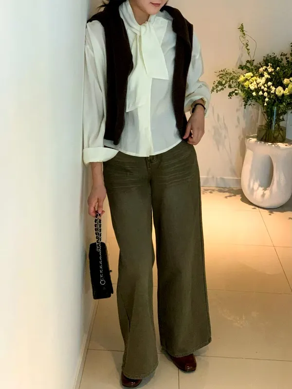 時尚寬松女裝牛仔褲，輕松搭配多種風格