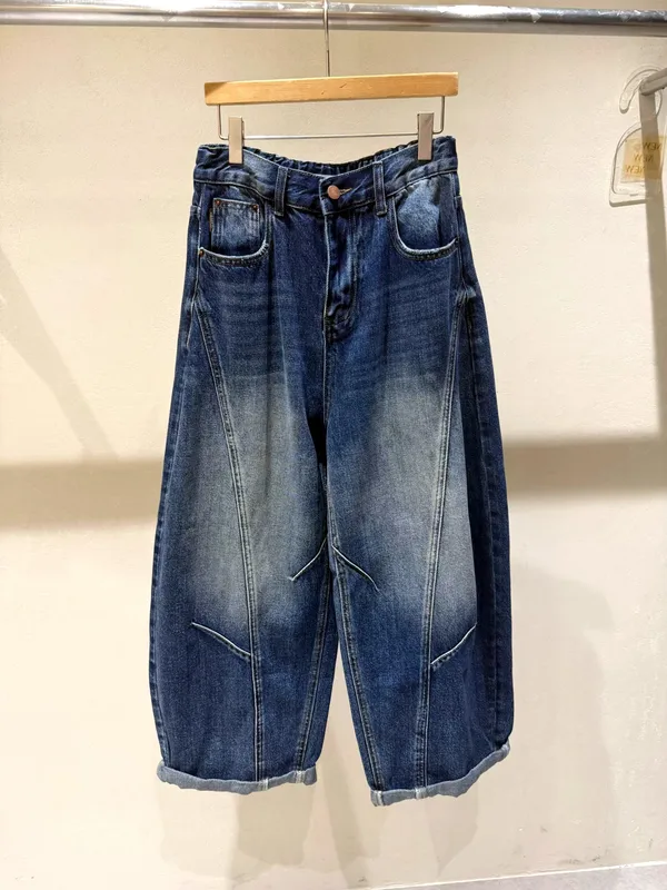 Fashionable Loose Denim Jeans - Comfortable and Versatile for Spring and Summer