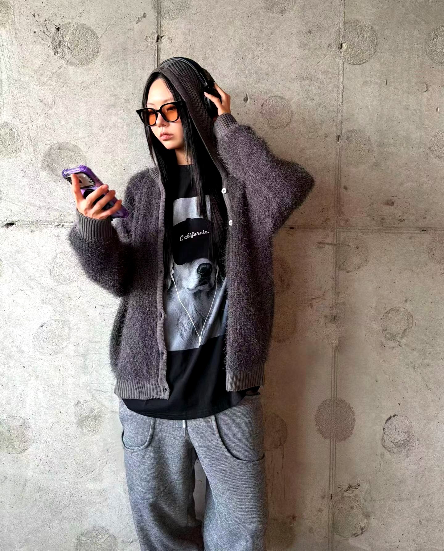 스타일리시한 플러시 가디건 - 따뜻하고 편안하며 쉽게 매치 가능