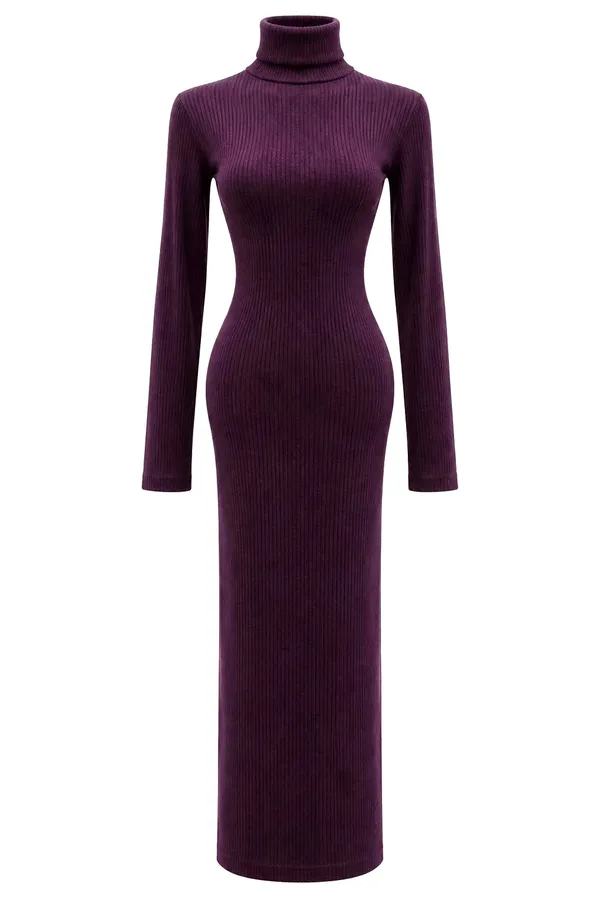 Elegant Slim-Fit Long Sleeve Dress to Showcase Your Charming Curves