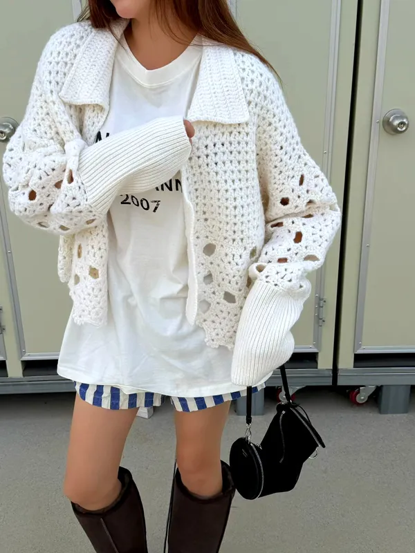 Stylish Knitted Cardigan for Women - Comfortable and Versatile