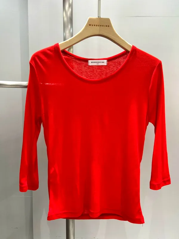 Stylish Red Women's Top - Comfortable and Breathable, Perfect Match