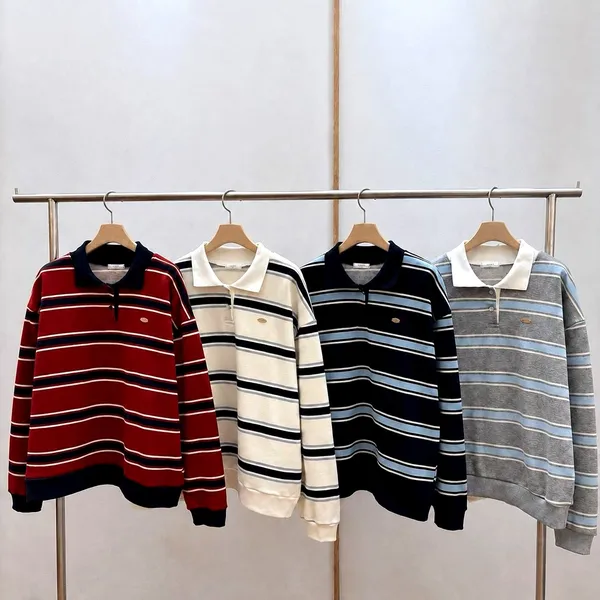 Classic Striped Women's Top - Comfortable Casual Style, New Arrival