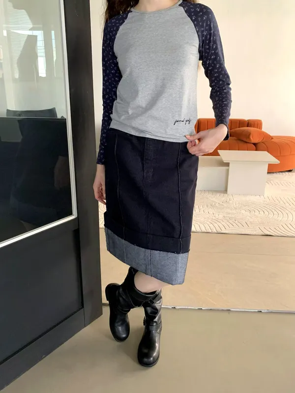 Stylish Casual Women's Denim Skirt - Showcase Your Elegant Charm