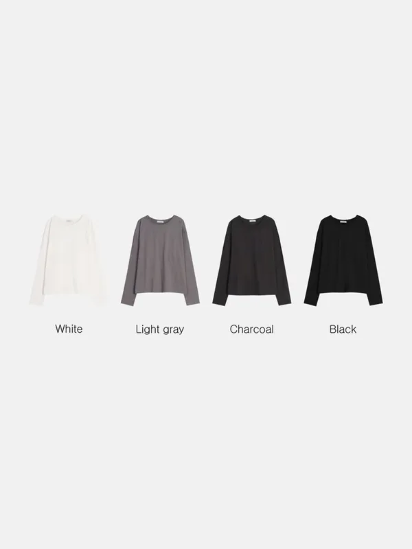 Classic Basic Long Sleeve T-Shirt - Comfortable and Versatile