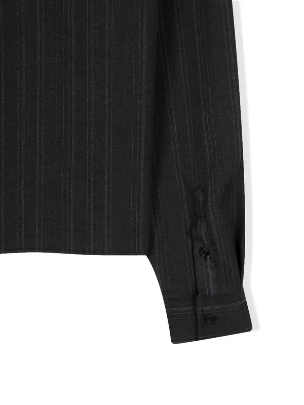Classic Striped Men's Long Sleeve Shirt - Fashionable and Versatile