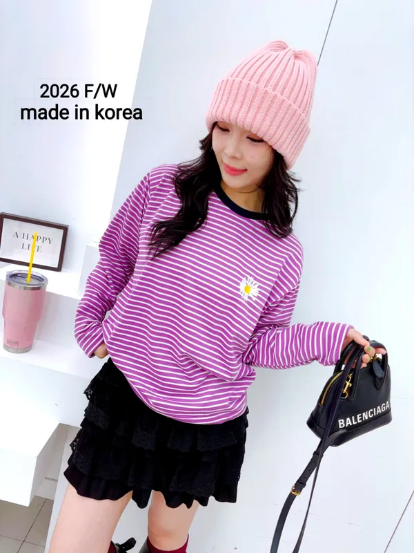 Stylish Striped Women's T-Shirt, Comfortable Casual Style
