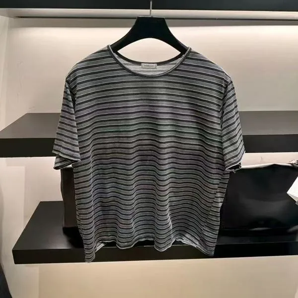 Striped Short Sleeve T-Shirt, Casual Comfort, Summer Essential