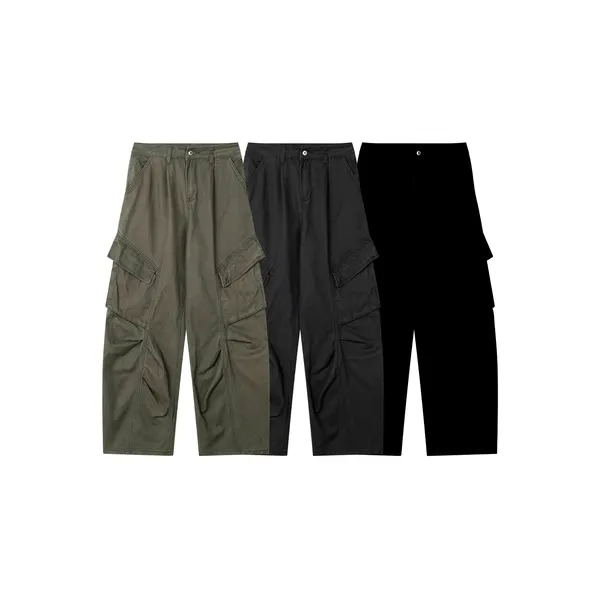 Stylish Men's Multi-Pocket Casual Pants - Comfortable and Versatile