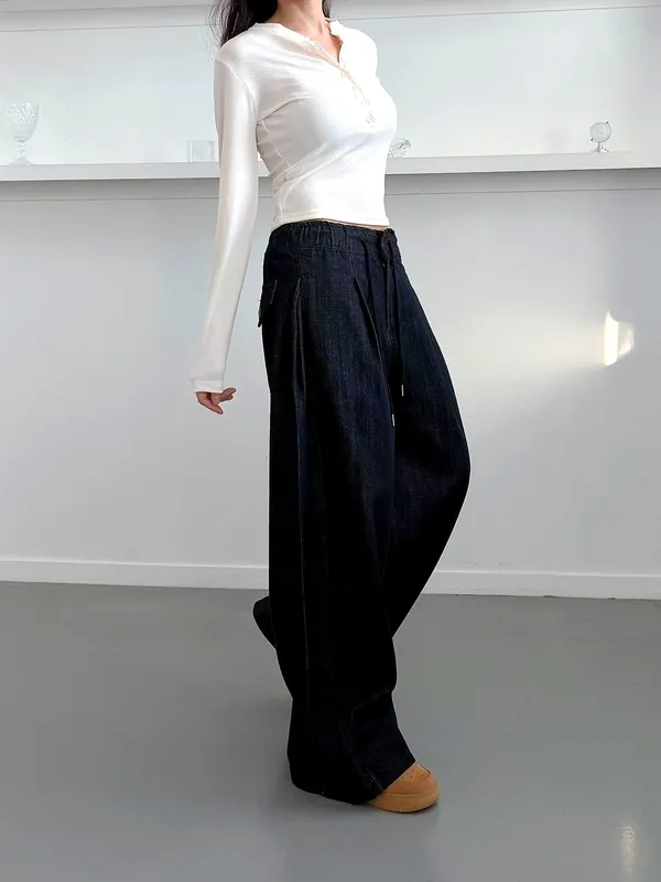 ルーズカジュアル女性用パンツ、ファッショナブルで多用途