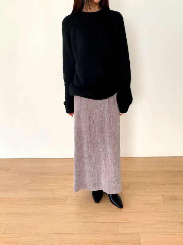 Fashionable and Comfortable Plush Women's Top, Perfect for Skirts