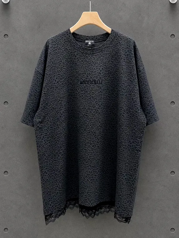 Fashion Leopard Print T-Shirt, Comfortable Casual Style
