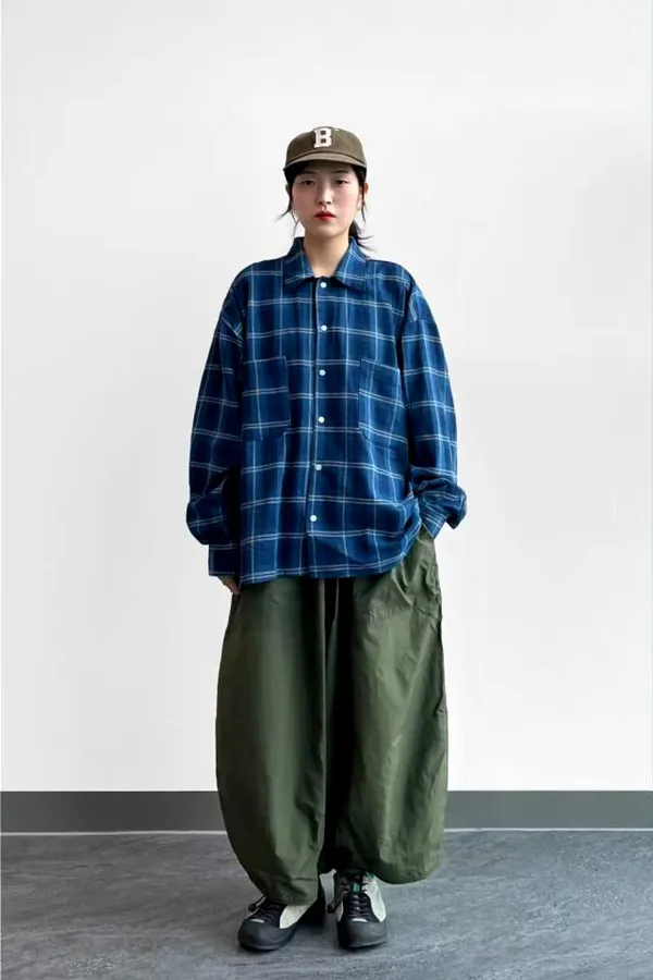 Stylish Casual Men's Plaid Shirt