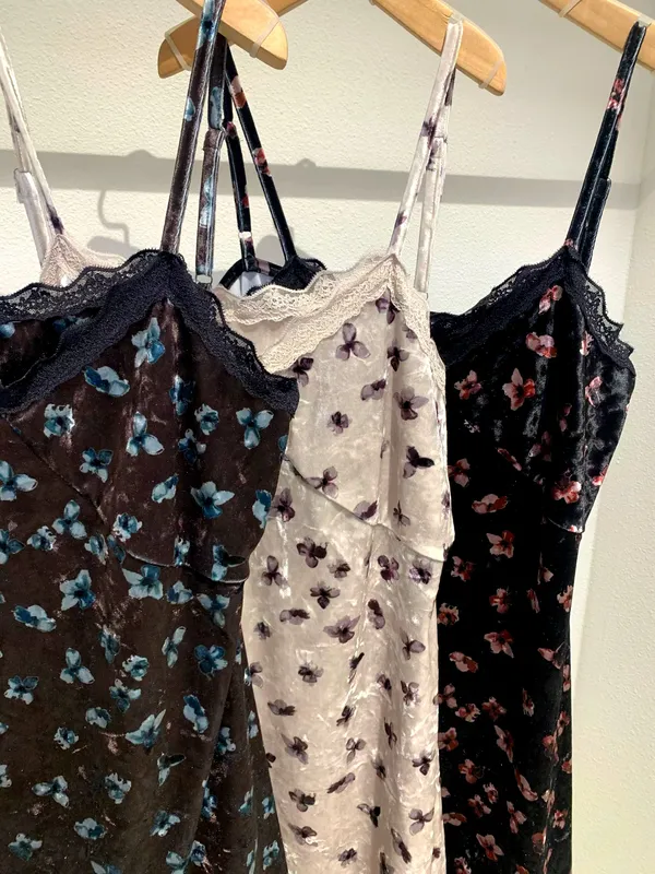 Elegant Floral Cami Dress - Lightweight and Comfortable, Perfect for Summer