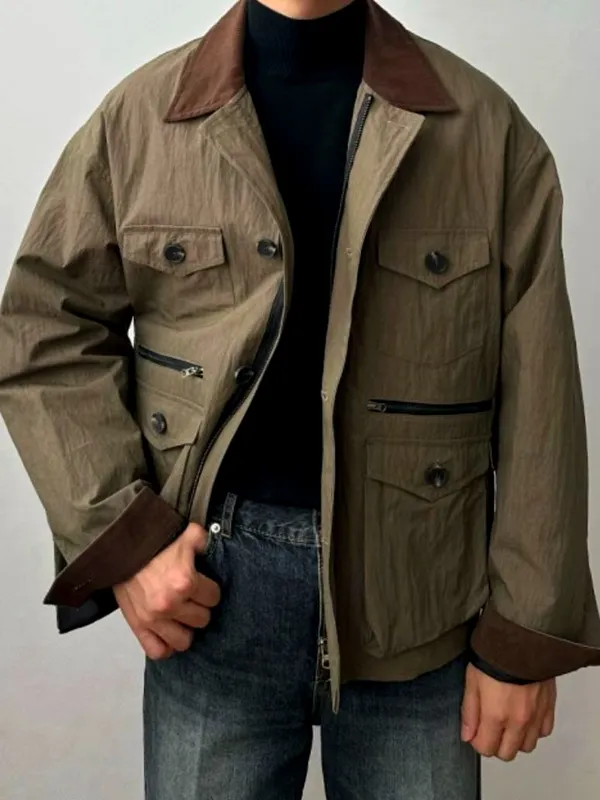 Fashionable Men's Casual Top, Lightweight and Comfortable for Fall and Winter Outfits