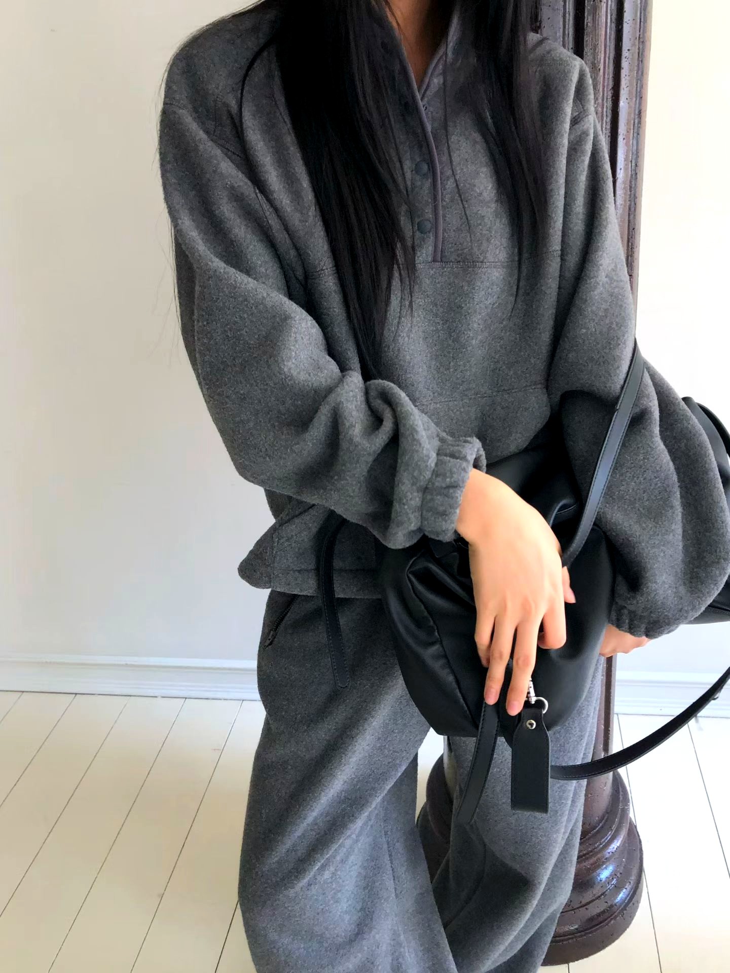 캐주얼 루즈 후드티, 패셔너블하고 다재다능, 편안하고 따뜻함