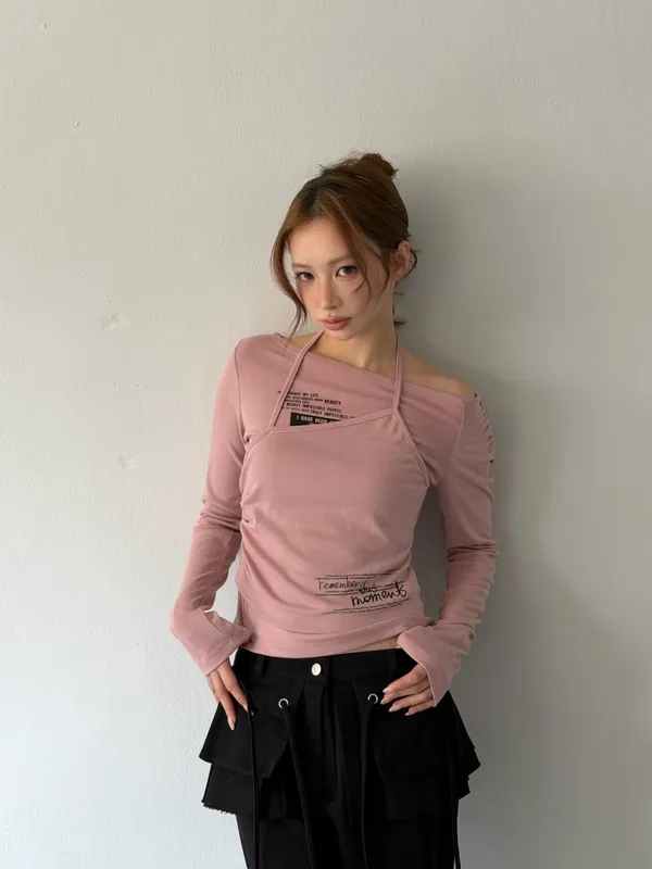 Stylish Off-Shoulder Women's T-Shirt - Comfortable and Versatile