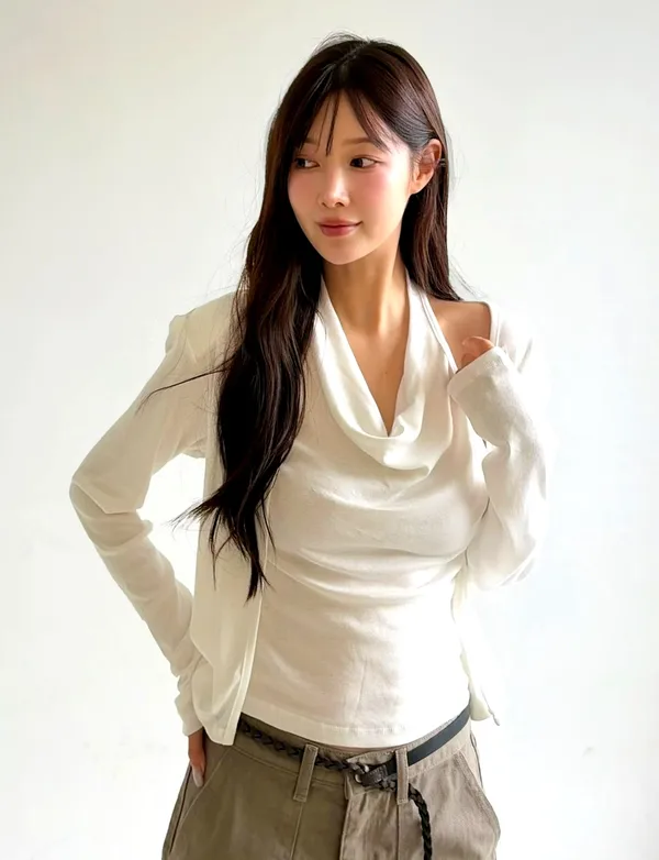 Stylish and Minimalist Women's Top, Comfortable and Breathable for Various Occasions