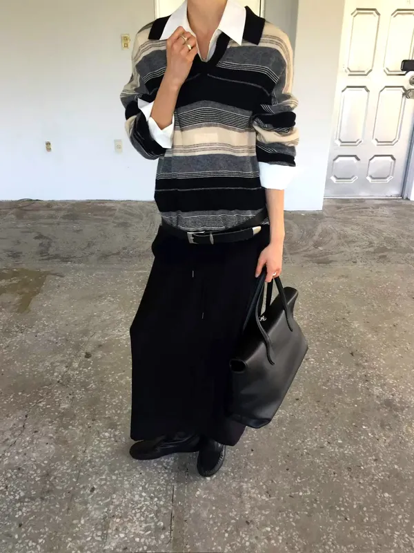 Stylish Striped Women's T-Shirt, Comfortable and Versatile