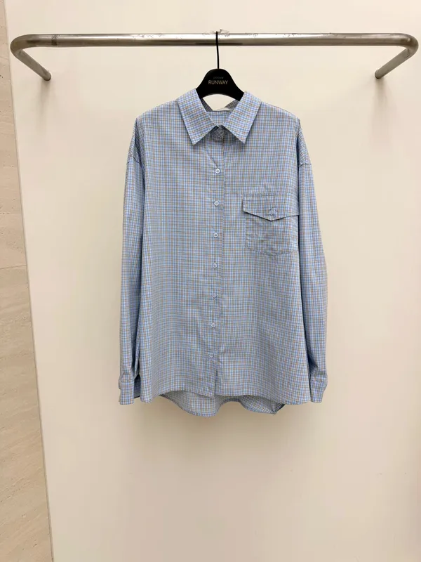 Chic Plaid Women's Top - Effortlessly Matches Various Styles