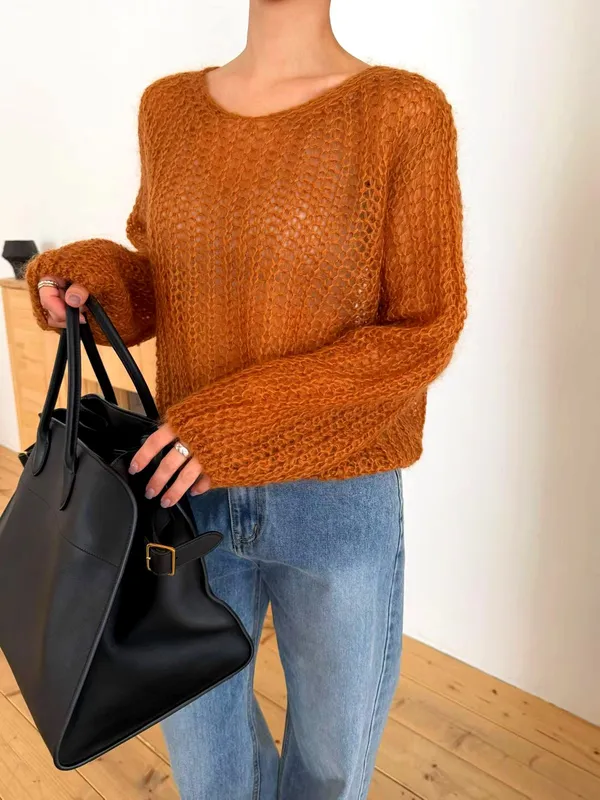 Essential Knit Sweater for Fall and Winter, Warm, Comfortable, and Stylish