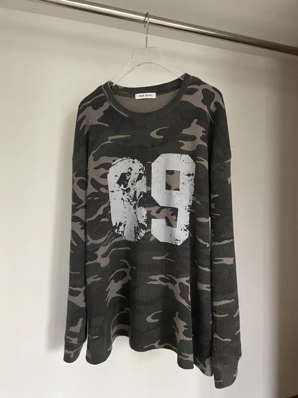 Camouflage Print Long Sleeve T-Shirt - Comfortable Casual Style