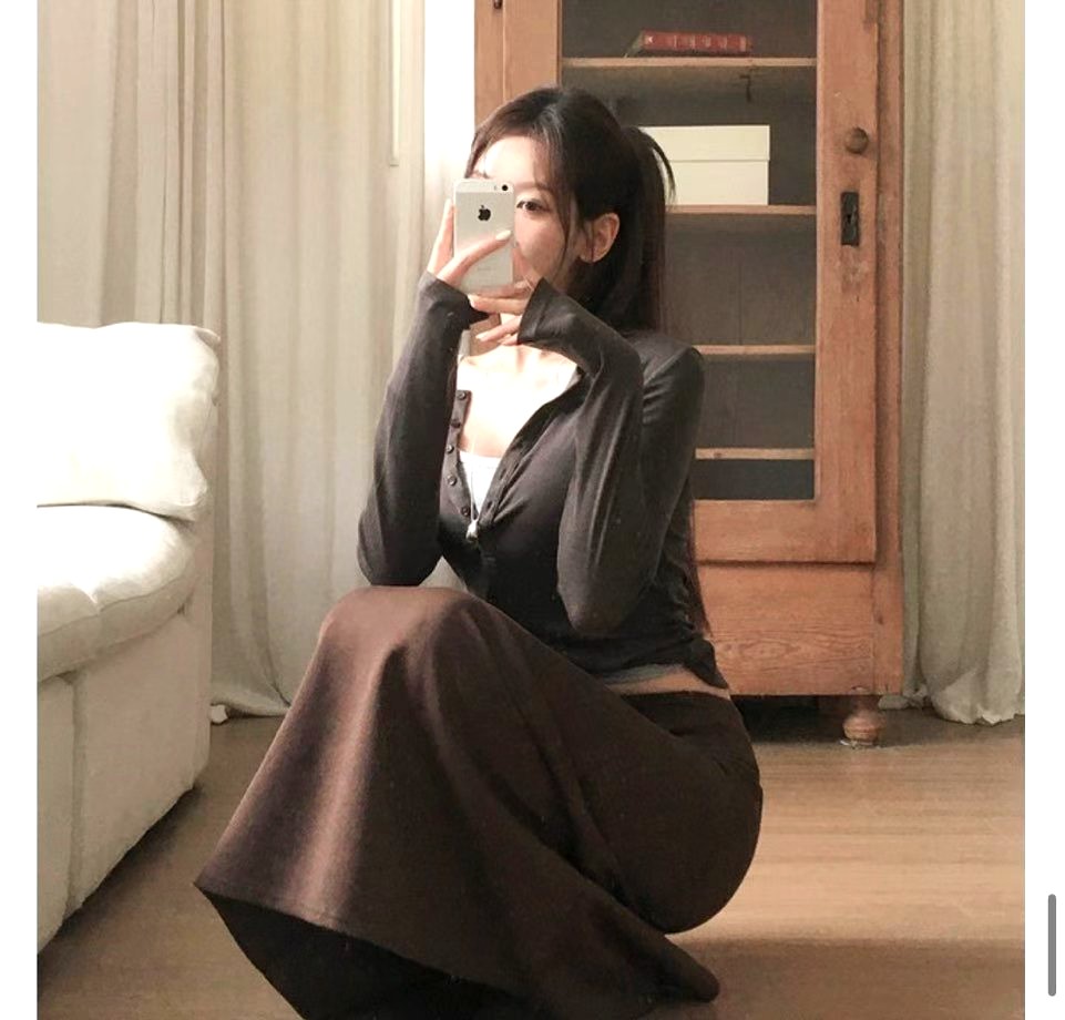 미니멀리스트 편안한 여성용 긴팔 상의, 다양한 경우에 적합 - 신상품 출시