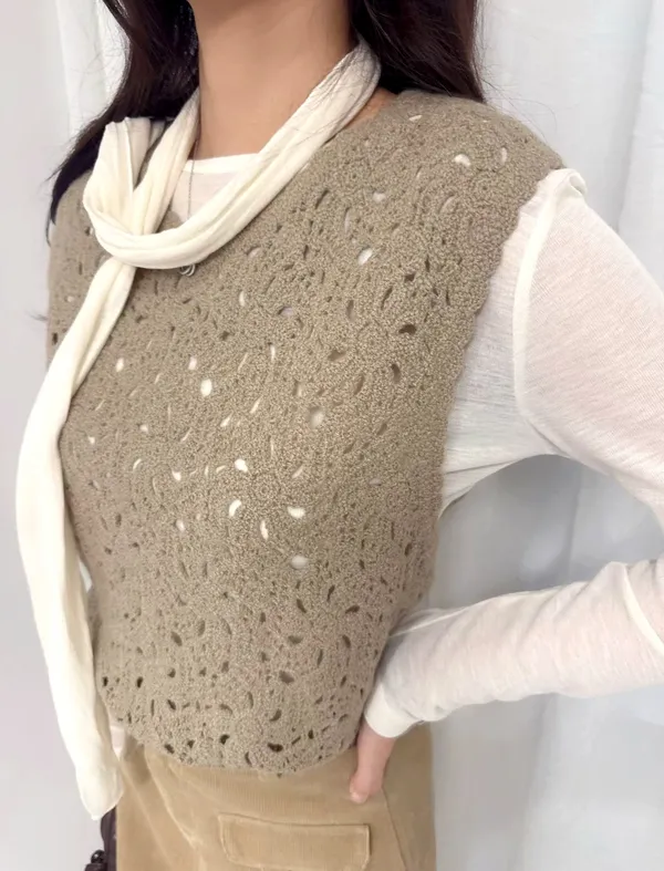 Fashionable Knitted Women's Top, Comfortable and Breathable, Perfect for Autumn