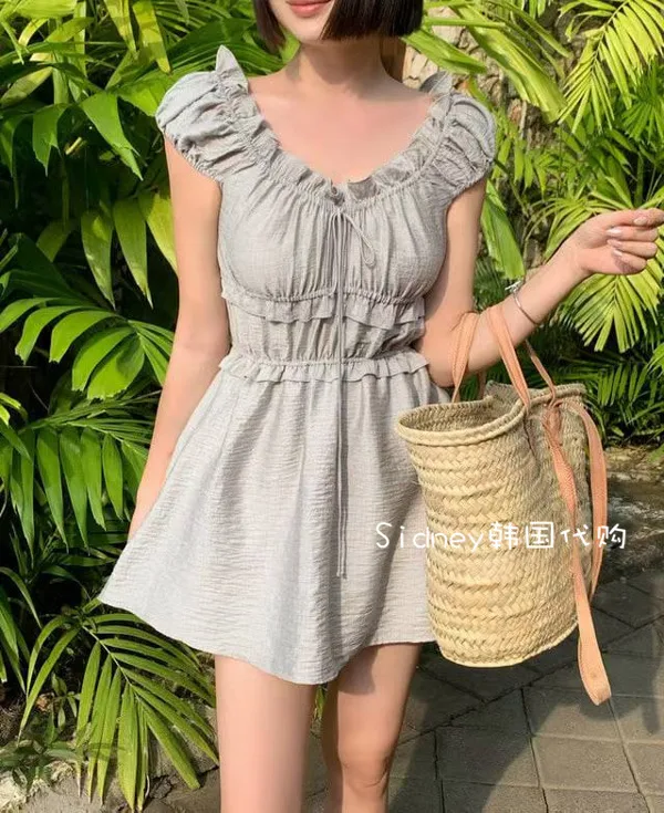 Skirt Lace-Up Minimalis Segar, Padanan Sempurna untuk Musim Panas