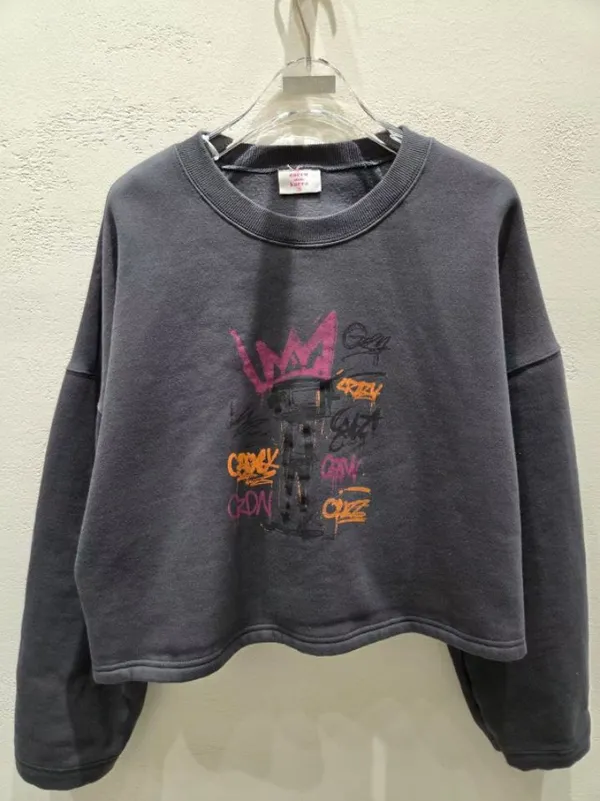 Street Fashion Graffiti Print Loose Hoodie