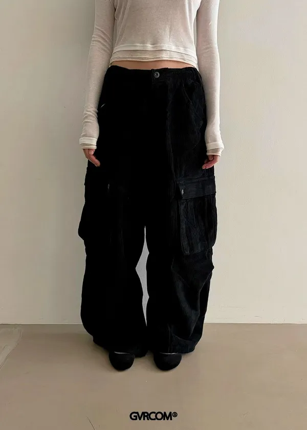 Stylish Casual Black Loose Pants - Comfortable and Versatile