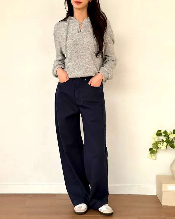 寬松休閒女裝褲子，舒適百搭 2075
