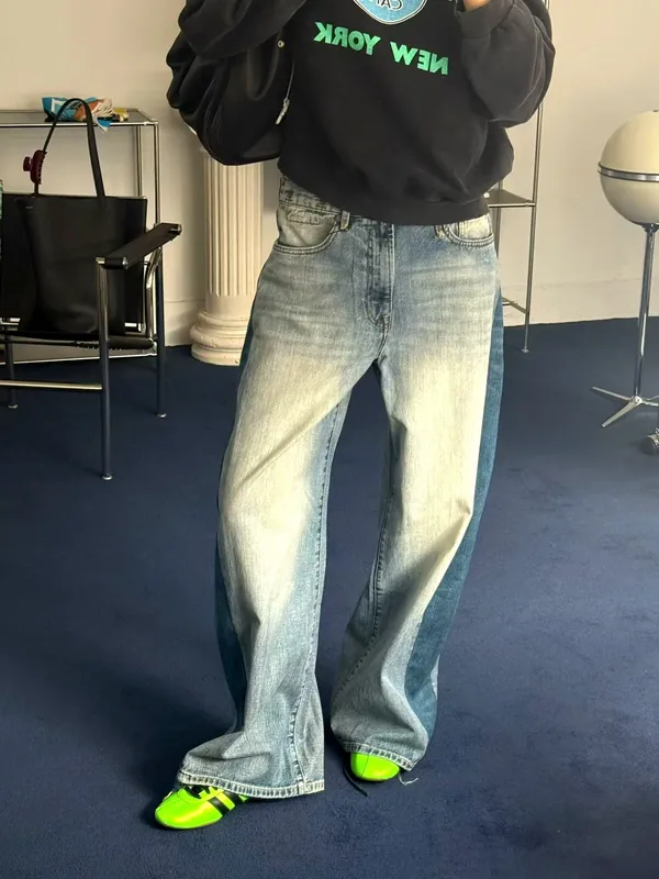 時尚寬松牛仔褲，輕松打造休閒風