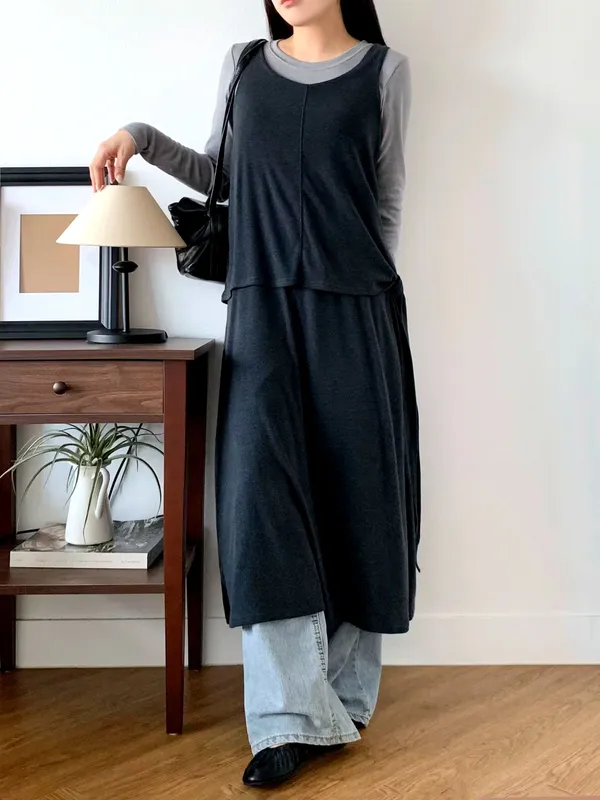 Stylish and Minimalist Women's Dress, Comfortable and Versatile