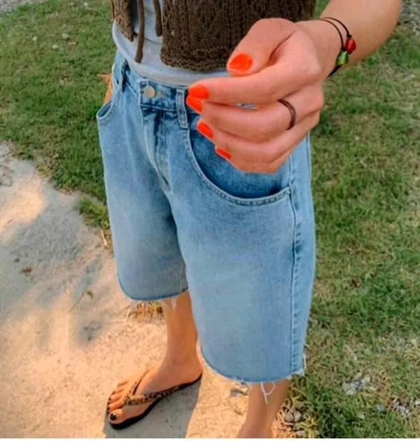 Stylish Casual Denim Shorts, Comfortable and Versatile