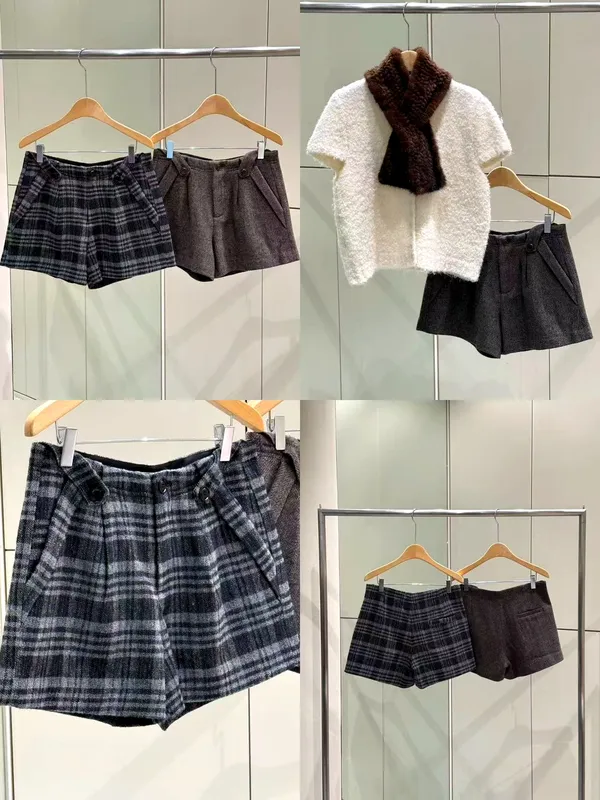Stylish Plaid Women's Shorts - Comfortable and Versatile for Perfect Summer Choice