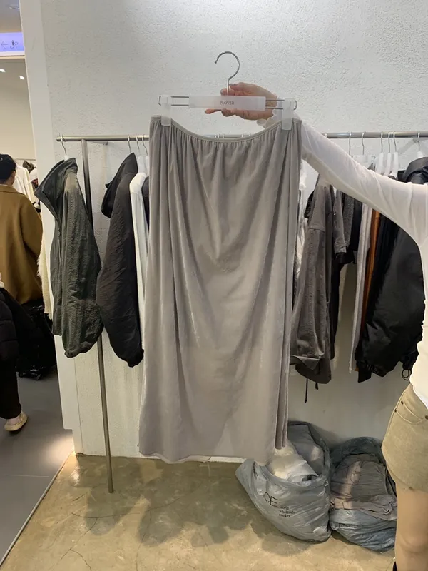 Elegant Silky Gray Long Dress - Showcase Your Charming Aura