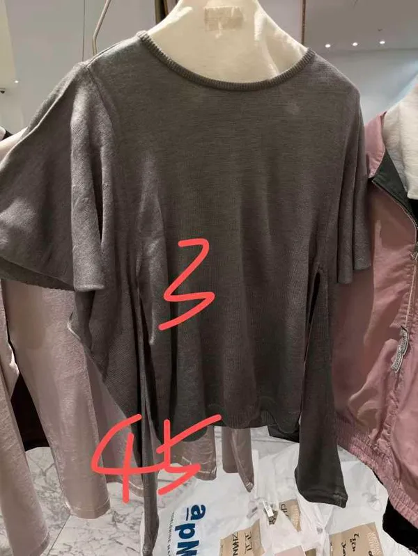 Lightweight Breathable Gray Short Sleeve Top - Perfect for Casual Style