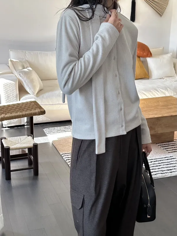 Minimalist Comfortable Knitted Cardigan, Effortlessly Matches Daily Outfits