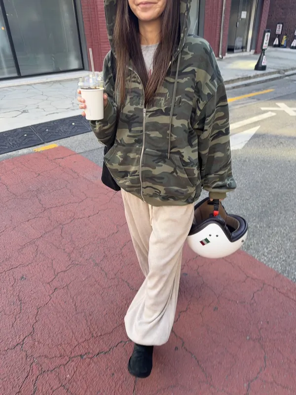 Stylish Camouflage Hoodie Jacket for Comfortable Casual Wear