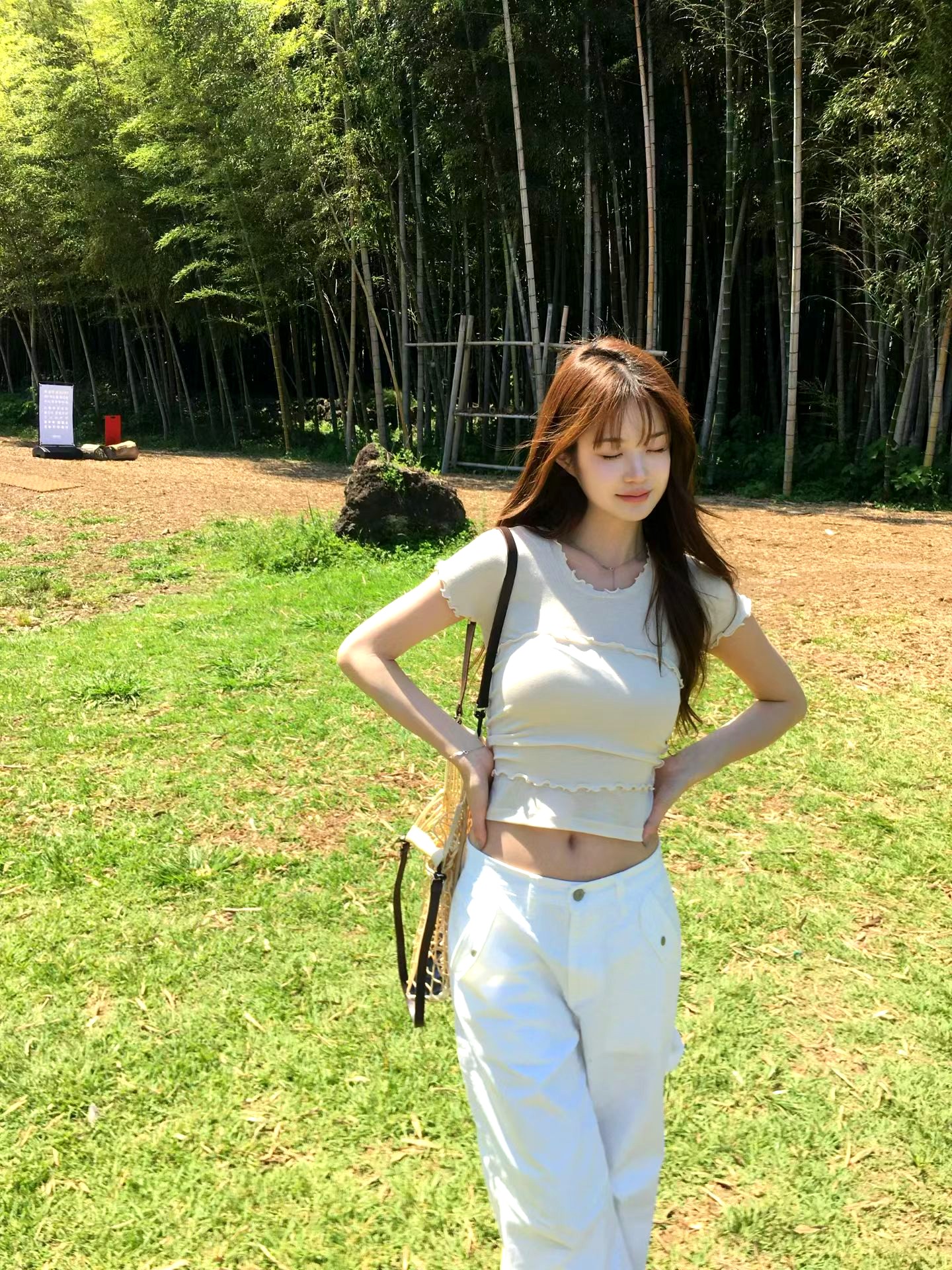 여름 상쾌한 짧은 여성 상의, 편안하고 통기성 좋음